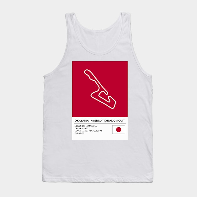 Okayama International Circuit [info] Tank Top by sednoid